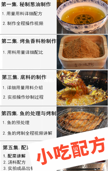巫山烤鱼的做法和制作教程,正宗技术培训教程配方教学视频 烤鱼 第3张 巫山烤鱼的做法和制作教程,正宗技术培训教程配方教学视频 烤鱼 第3张