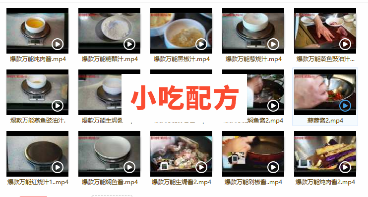 十大爆款热菜酱汁技术配方视频教程 小吃技术联盟配方资料 第2张 十大爆款热菜酱汁技术配方视频教程 小吃技术联盟配方资料 第2张